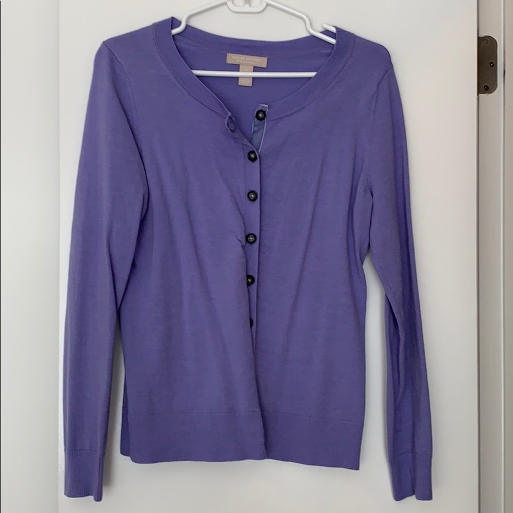 Lightweight Purple Cardigan